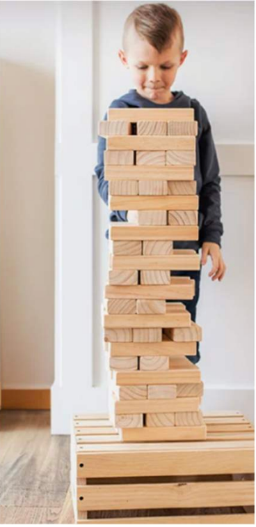 Human Sized Jenga