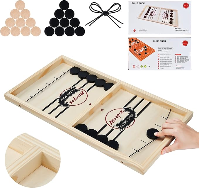 Wooden Air Hockey Board Game